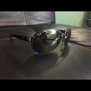Rayban polarized aviator sunglasses